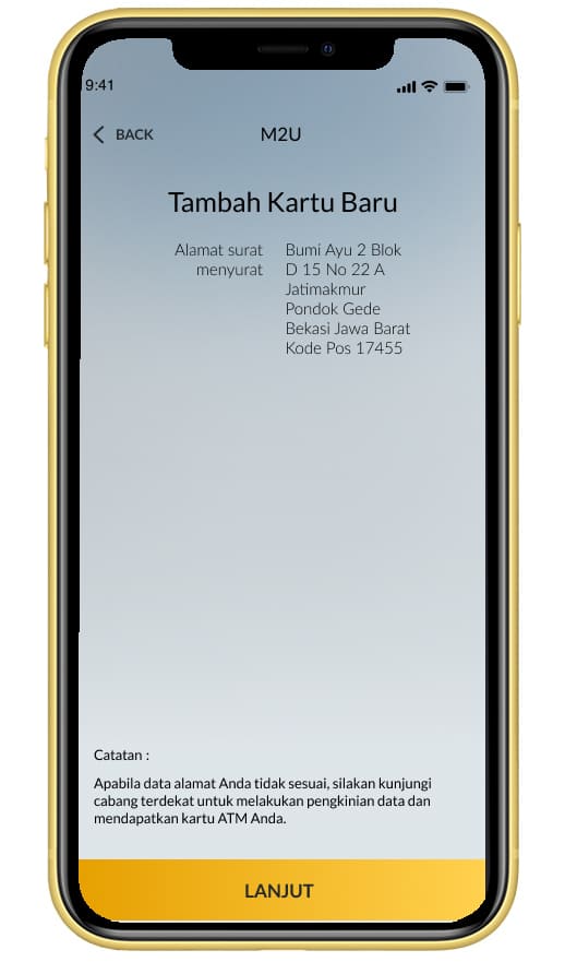 Utility Payment Screen